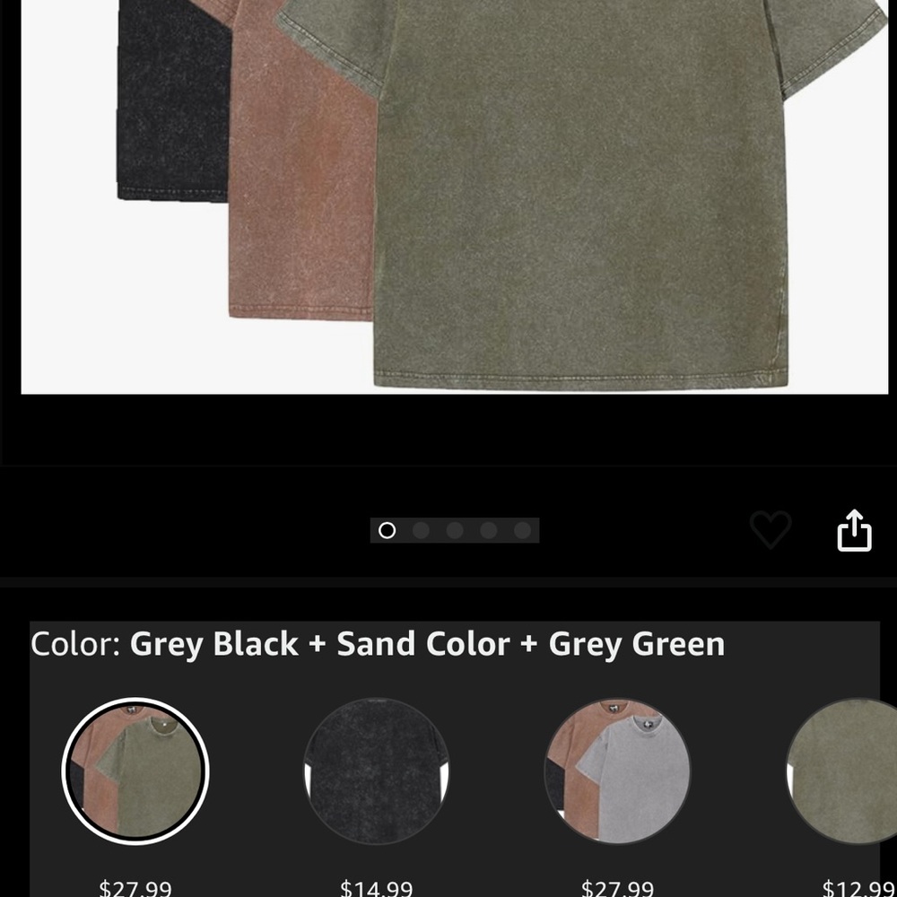 Grey Green T-Shirt